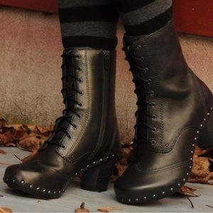 Dansko granny lace up boots